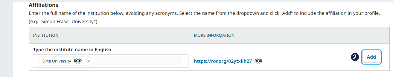 Screenshot: Click